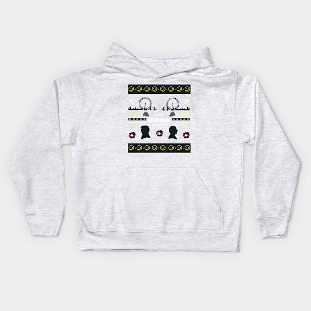 Sherlock Sweater Kids Hoodie by SuperSamWallace